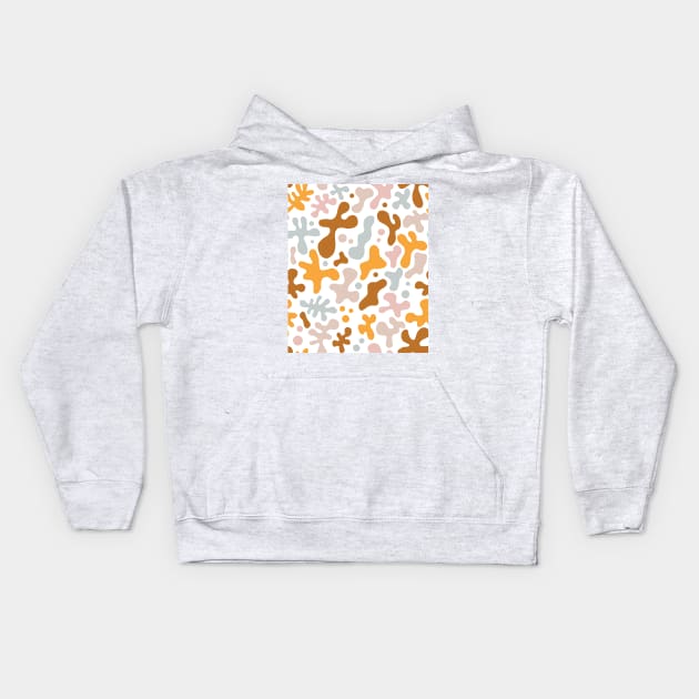 Abstract Shapes Kids Hoodie by KathrinLegg